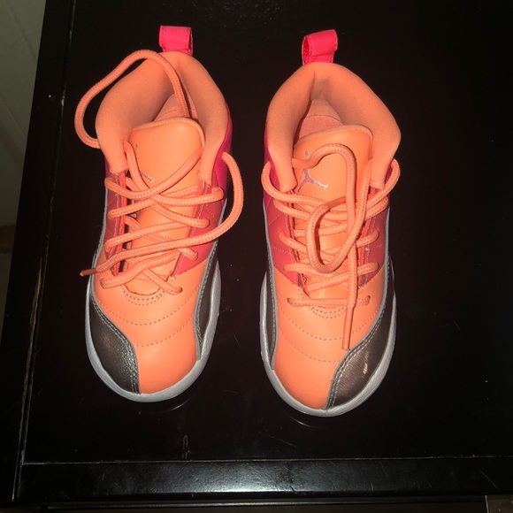 orange and pink 12s